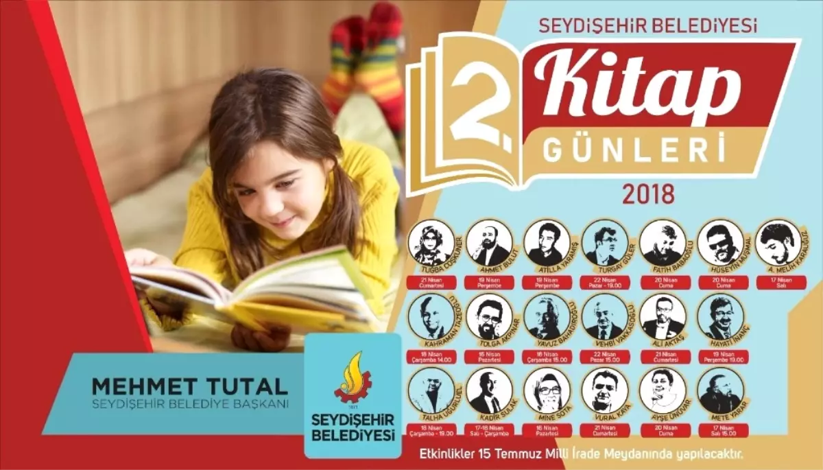 Seydişehir 2. Kitap Günleri Başlıyor