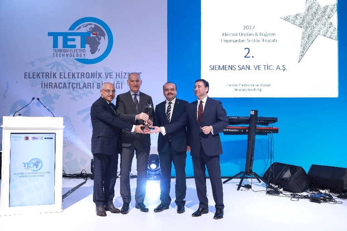 Siemens 2017 Yılında En Çok İhracat Yapan Firma Oldu