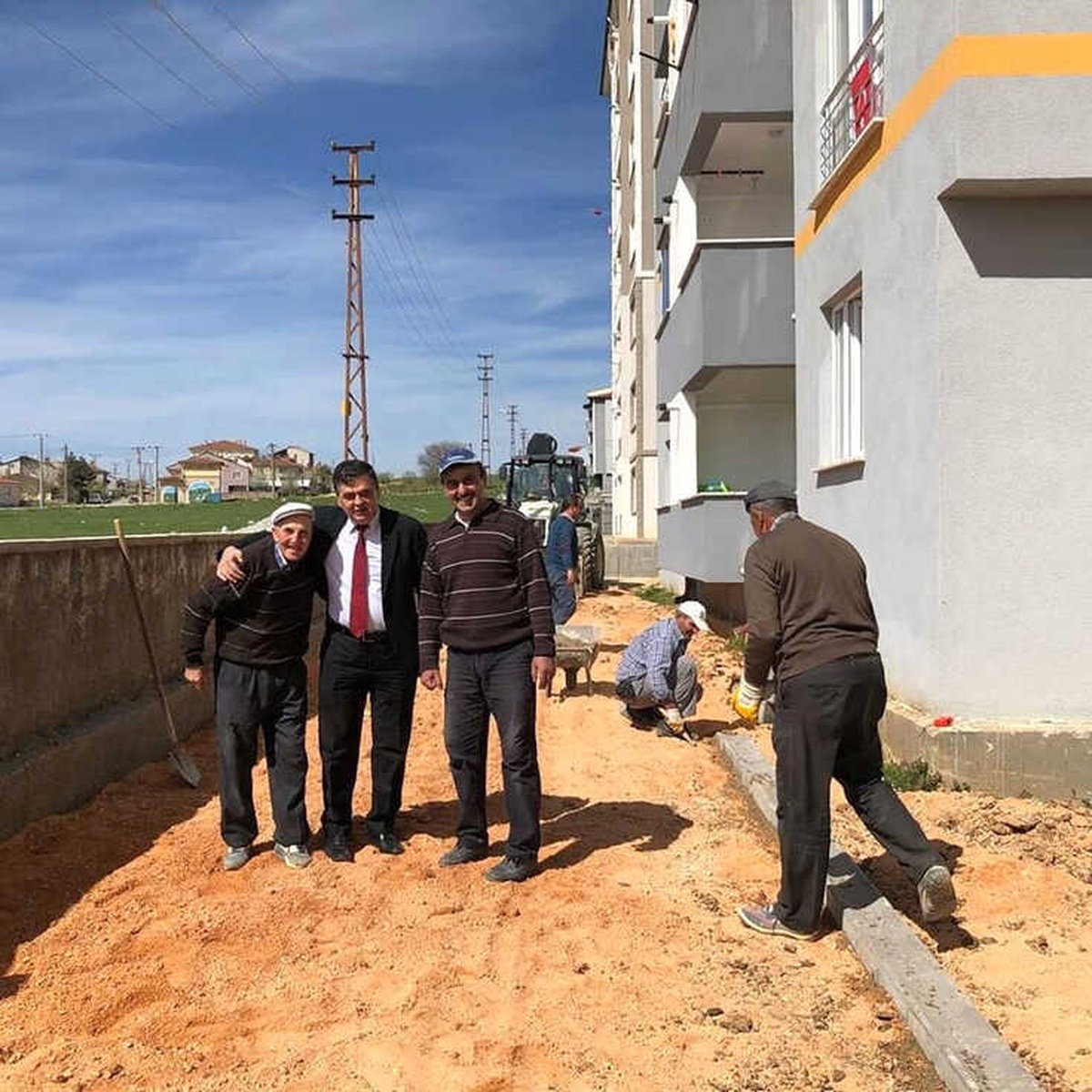 94 Konut Projesi Çevre Düzenleme Çalışmaları Devam Ediyor