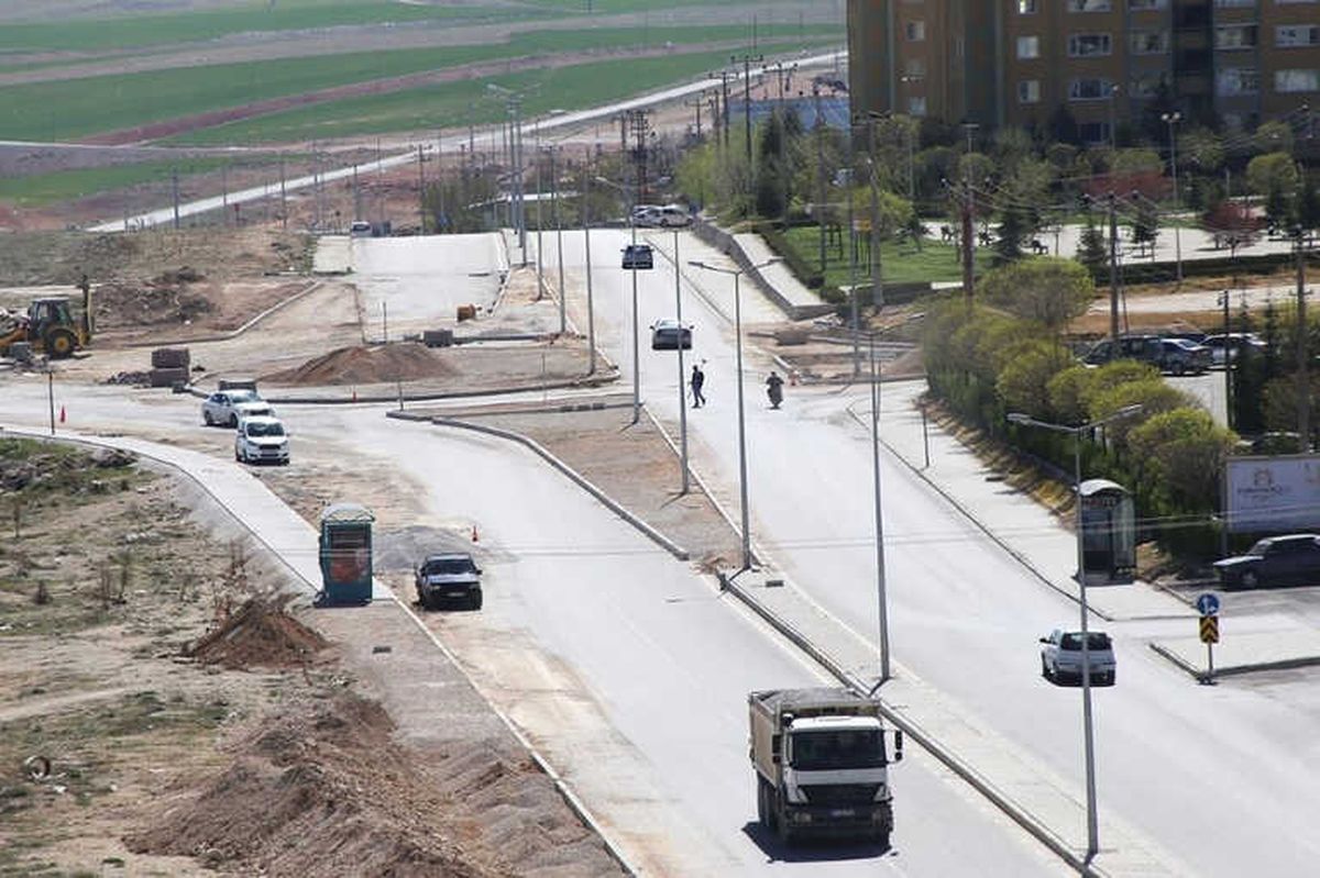 Karaman\'da Dönel Kavşak Çalışması