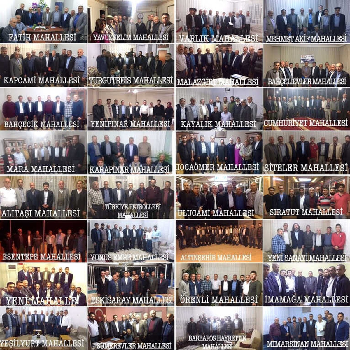 AK Parti Adıyaman\'ın 33 Mahallesinde Eş Zamanlı Toplantı Yaptı
