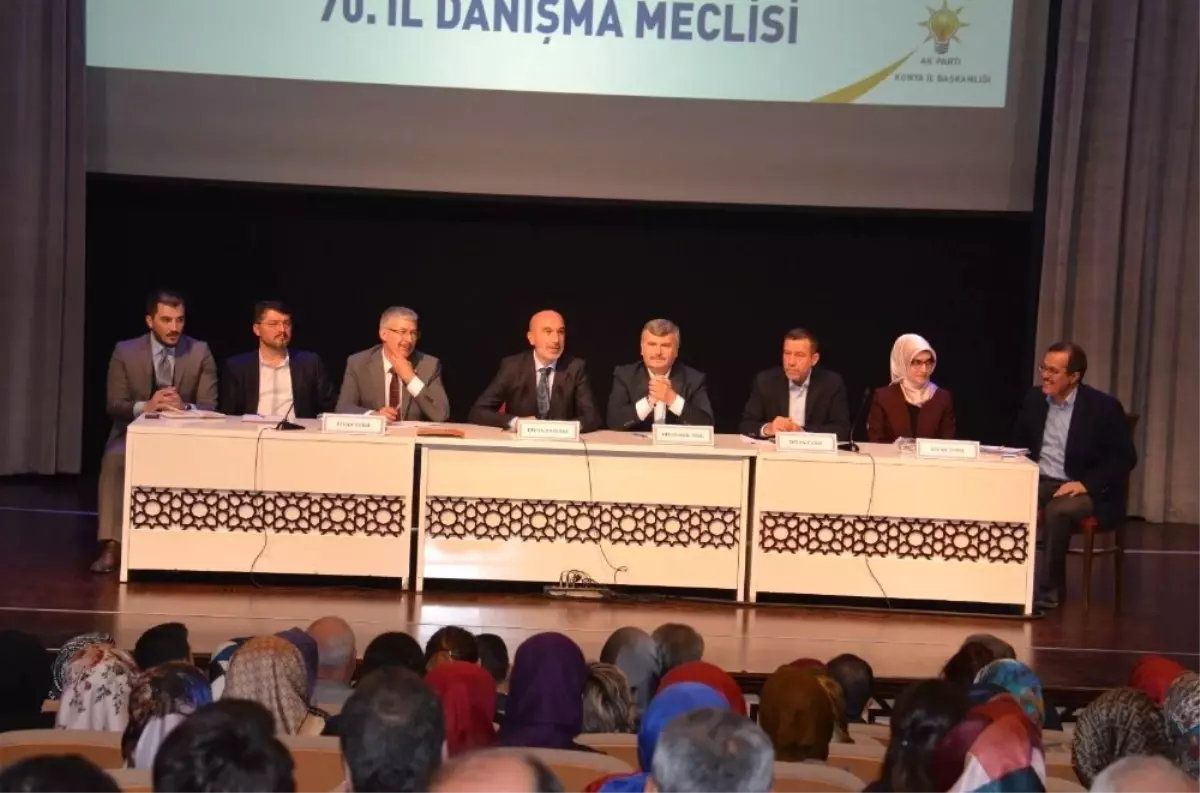 AK Parti Konya İl Başkanlığı 70. İl Danışma Meclisi Gerçekleştirildi