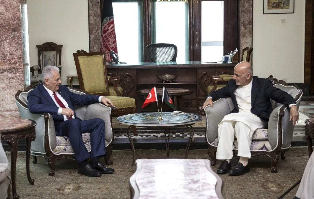 Başbakan Yıldırım, Afganistan Cumhurbaşkanı Gani ile Görüştü