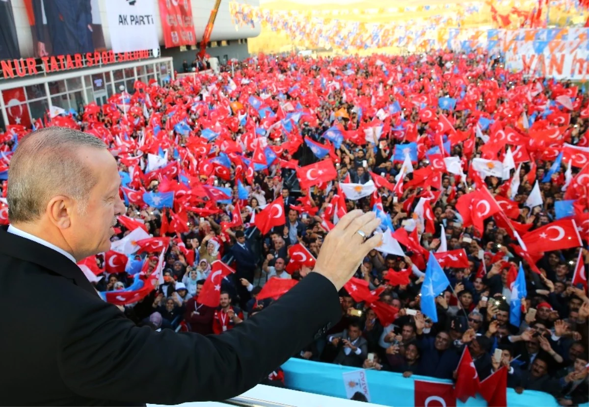 Cumhurbaşkanı Erdoğan Van\'da