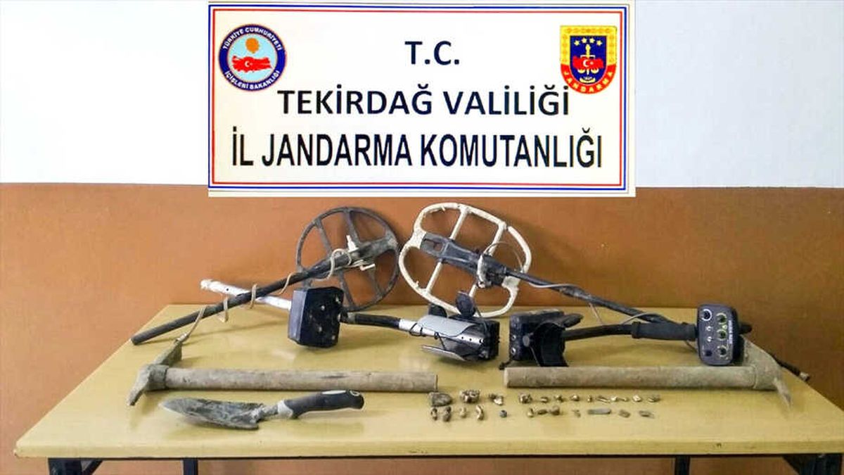 Tekirdağ\'da Kaçak Kazı Operasyonu