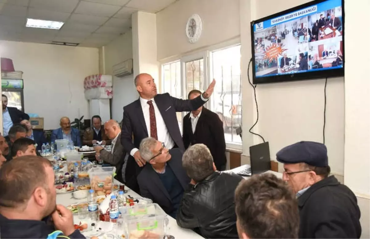 Tekkeköy Belediyesi, Çay Mahallesi\'ne Çıkartma Yaptı