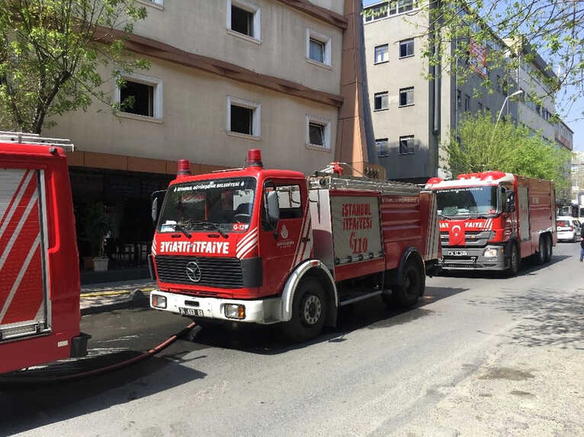 Bahçelievler\'de Otelde Yangın Paniği