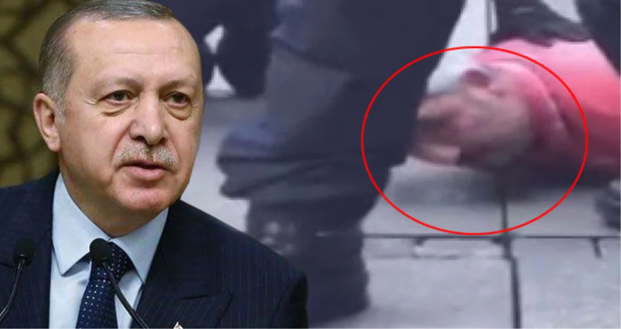 PKK\'lılara Tepki Gösterdiği İçin Alman Polisinin Ayaklarıyla Ezdiği Türk\'e Erdoğan\'dan Telefon