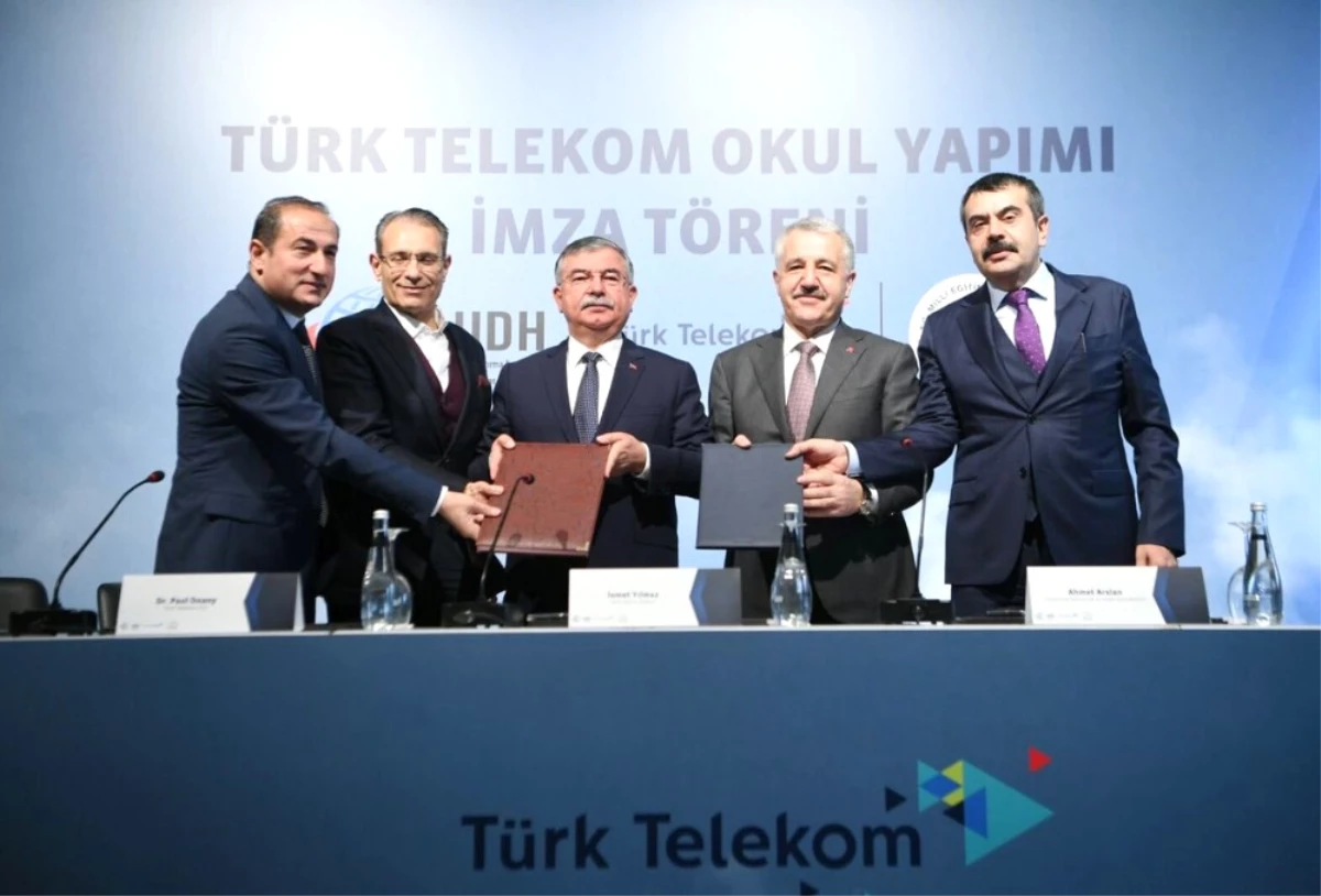 Türk Telekom ve MEB İşbirliğinde 5 İlde Okul ve Öğretmenevi Yapılacak