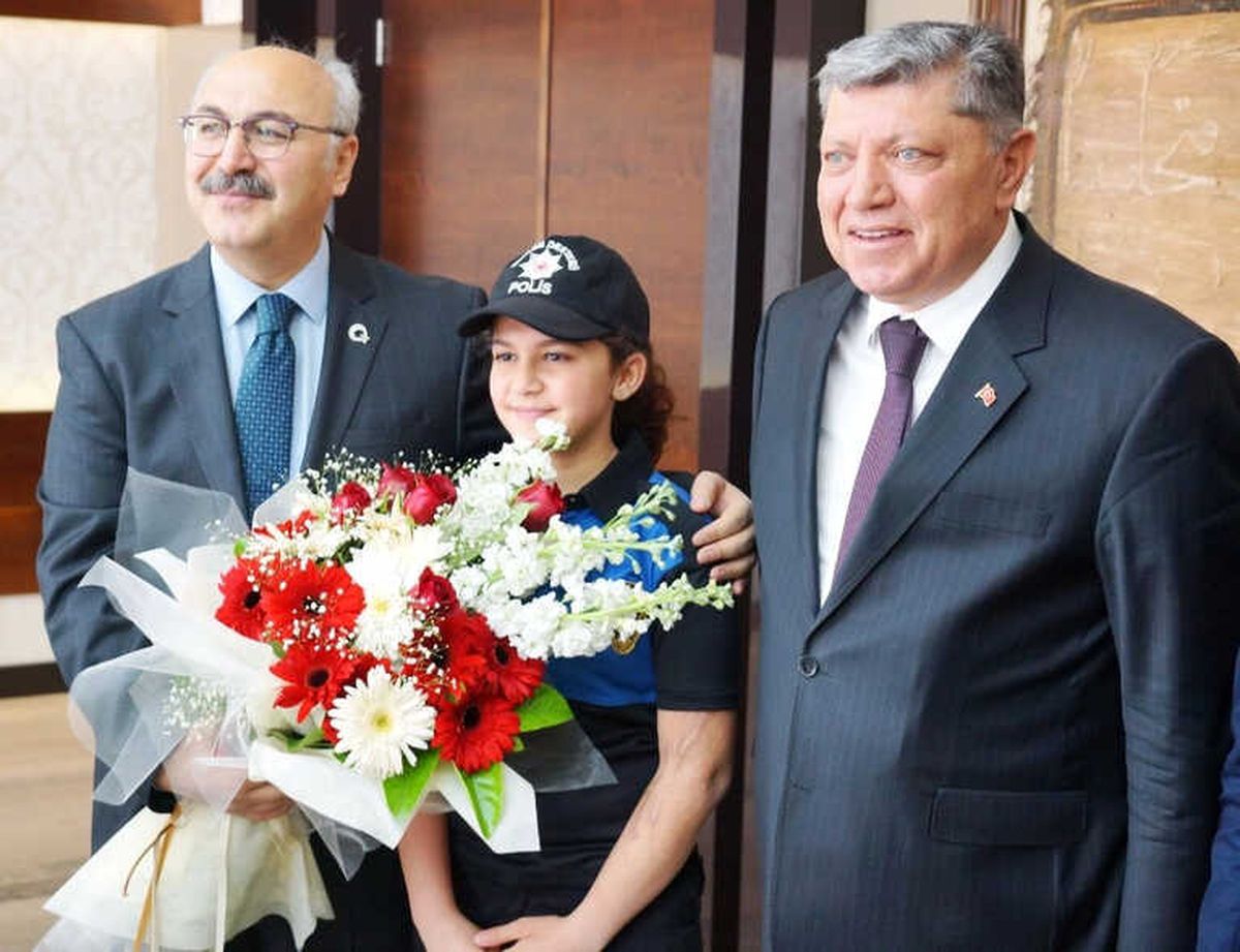 Vali Köşger\'e Polis Haftası Dolayısıyla Ziyaret Gerçekleştirildi