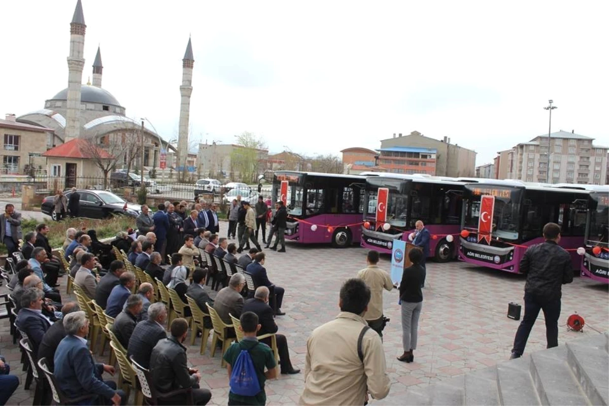 Ağrı Belediyesi Bünyesine Yeni Otobüs Kattı