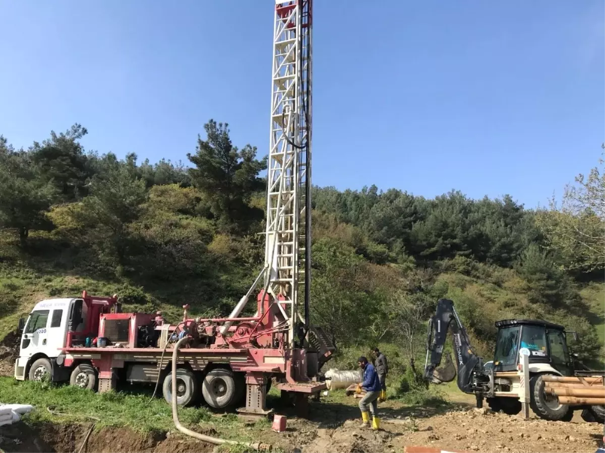 Bir Yanda Dere Temizliği Bir Yanda Yeni İçme Suyu Sondajı