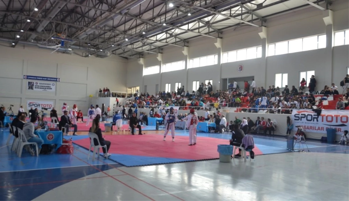 Çomü, Türkiye Üniversiteler Taekwondo Şampiyonası\'na Ev Sahipliği Yapıyor