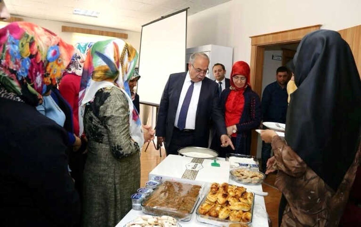 Kutlu Çiftini Kursiyerler Misafir Etti