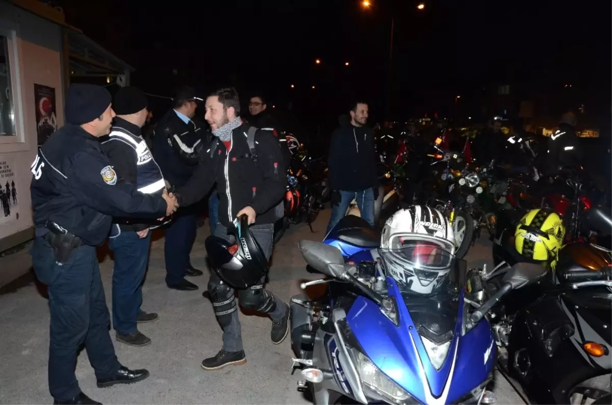 Ordulu Motorcular Polislerin Haftalarını Kutladı