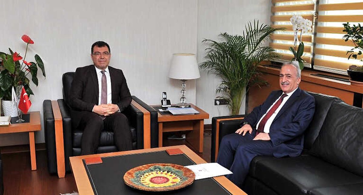 Rektör Çomaklı\'dan Tübitak Başkanı Prof. Dr. Hasan Mandal\'a Hayırlı Olsun Ziyareti