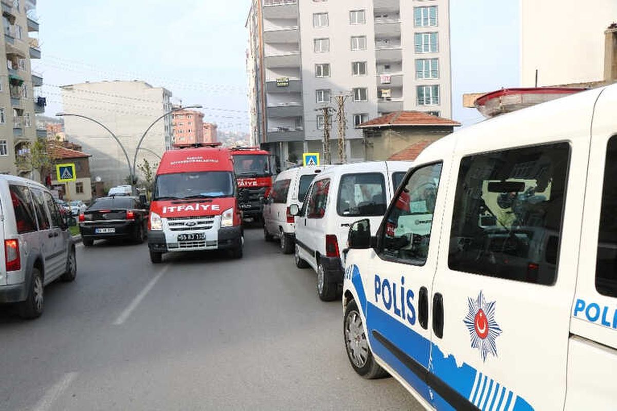 Samsun\'da Korkutan Yangın