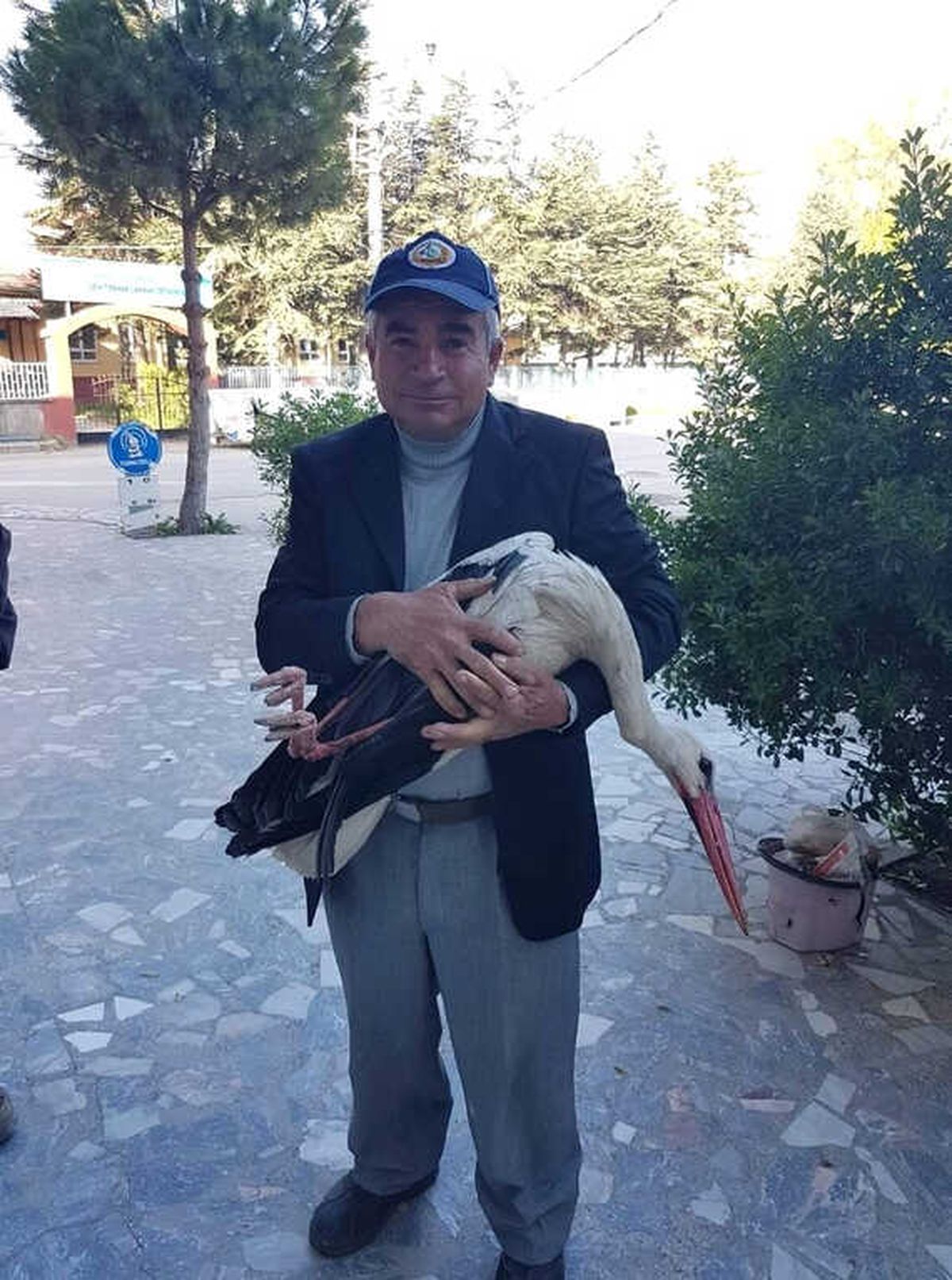 Yaralı Leyleğe Yardım Eli
