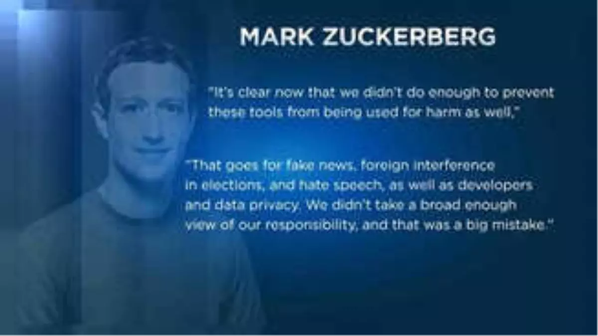 Zuckerberg Amerikan Kongresi\'ndeki Sorgusu Öncesi Özür Diledi