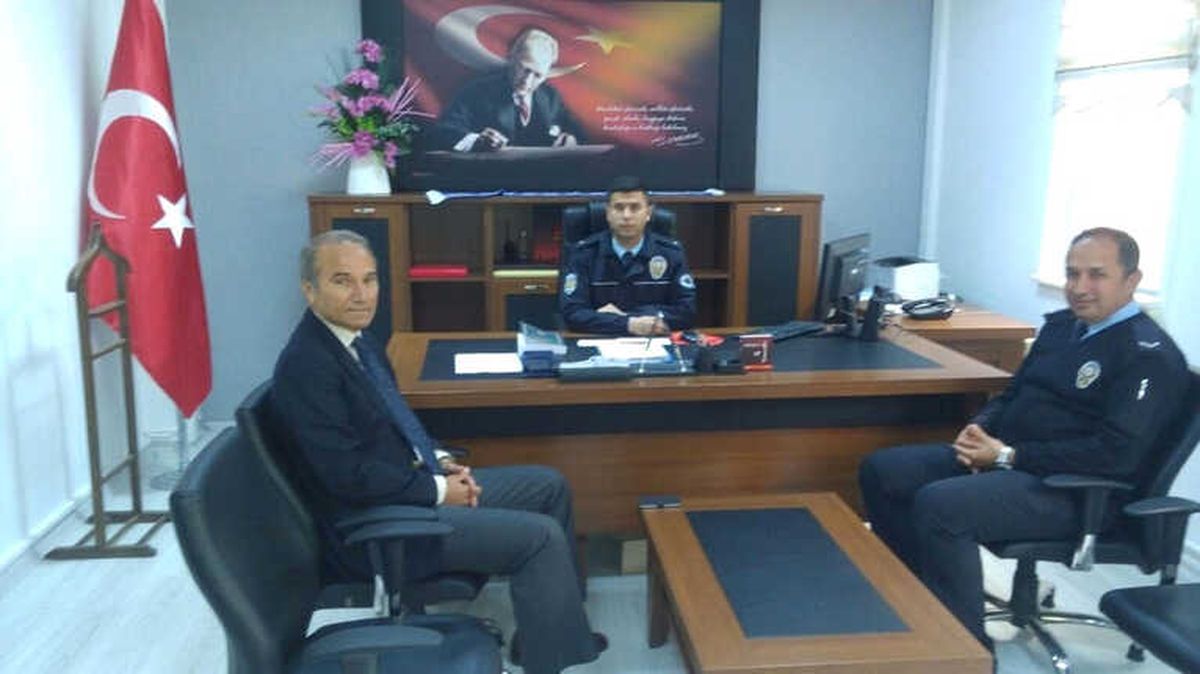 Arguvan Belediye Başkanı Kızıldaş\'tan İlçe Emniyet Amirliğine Ziyaret