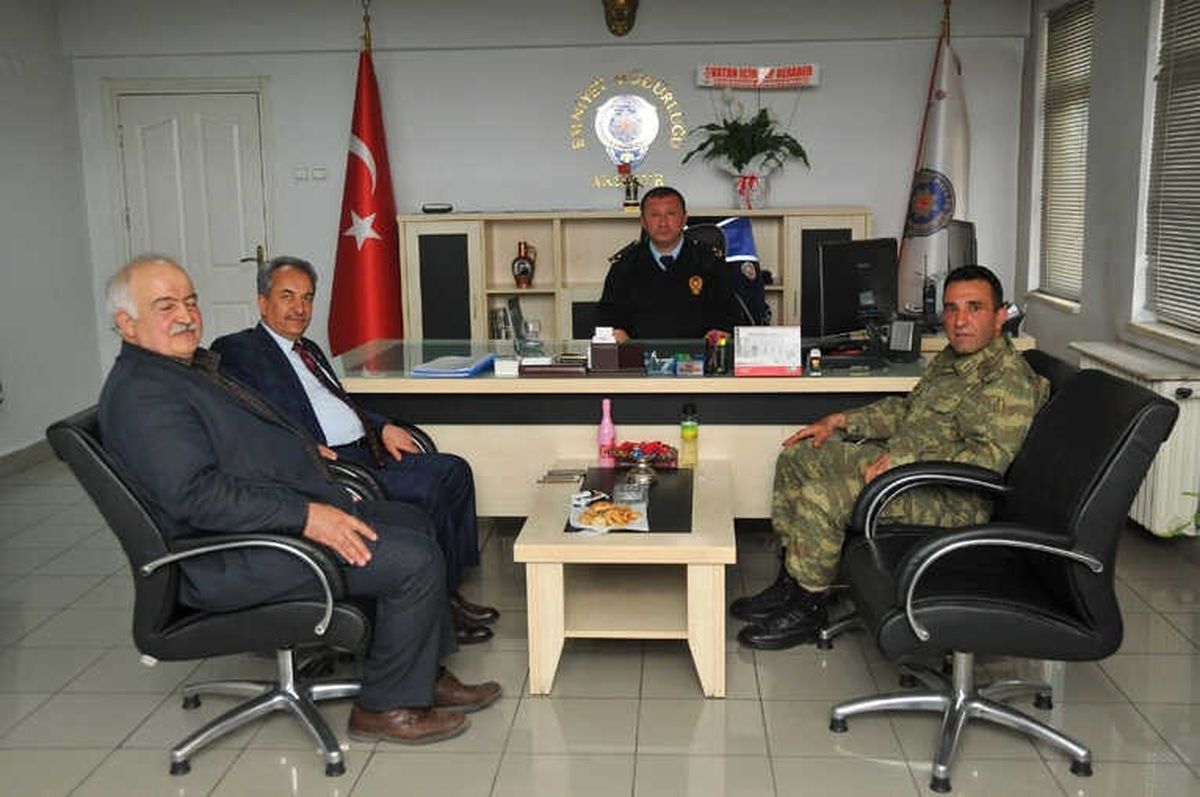 Başkan Akkaya\'dan İlçe Emniyet Müdürü Bağcı\'ya Ziyaret