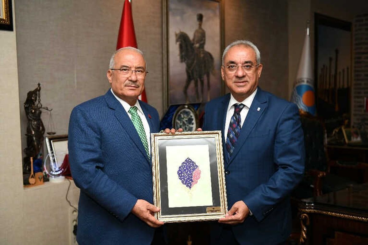 DSP Genel Başkanı Aksakal, Başkan Kocamaz\'ı Ziyaret Etti