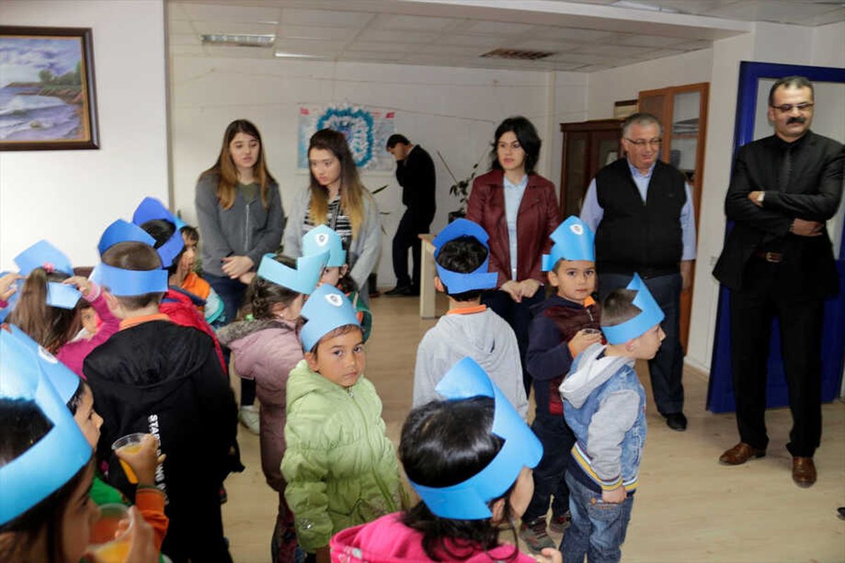 Minik Öğrencilerden Polislere Ziyaret