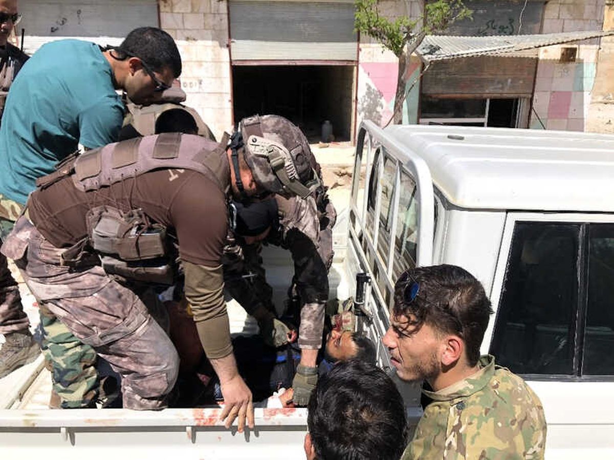 Patlamada Yaralanan Öso Askerine İlk Müdahaleyi Özel Harekatçılar Yaptı