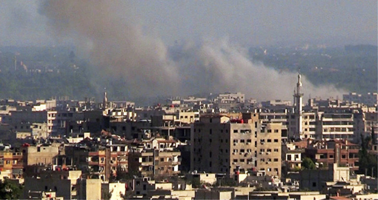 Şam\'da Büyük Patlama! Esad Güçleri Bir Tüneli Havaya Uçurdu