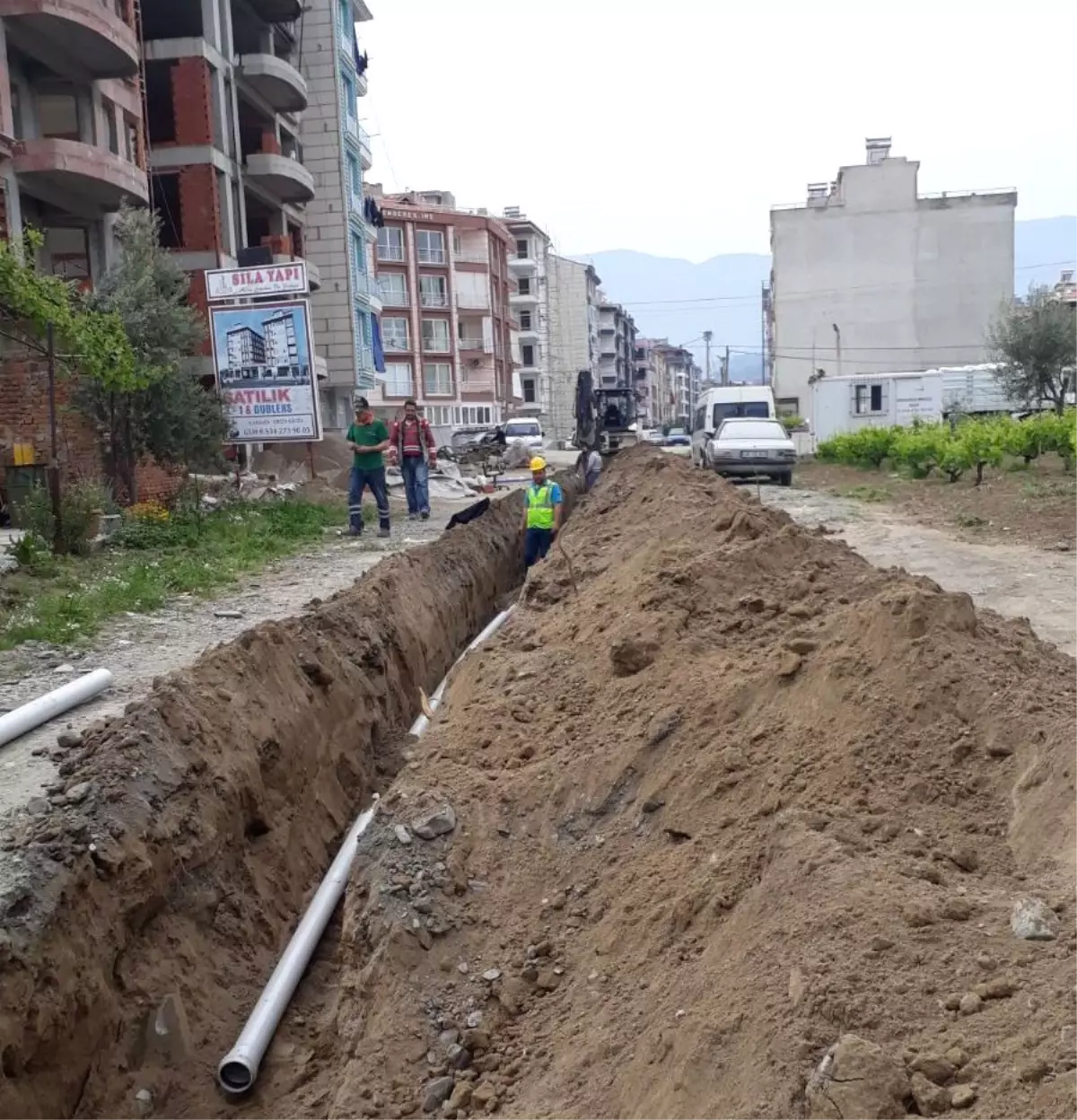 Güneş Mahallesi\'ne Yeni İçme Suyu Hattı