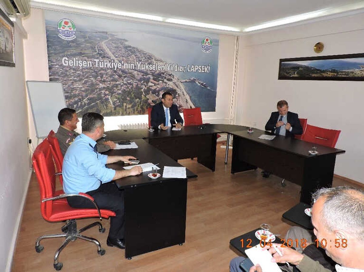 Lapseki\'de Güvenlik Toplantısı