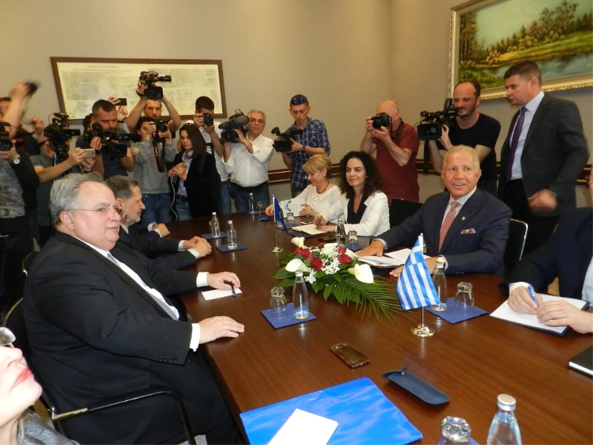 Yunanistan Dışişleri Bakanı Kotzias\'ın Kosova Temasları