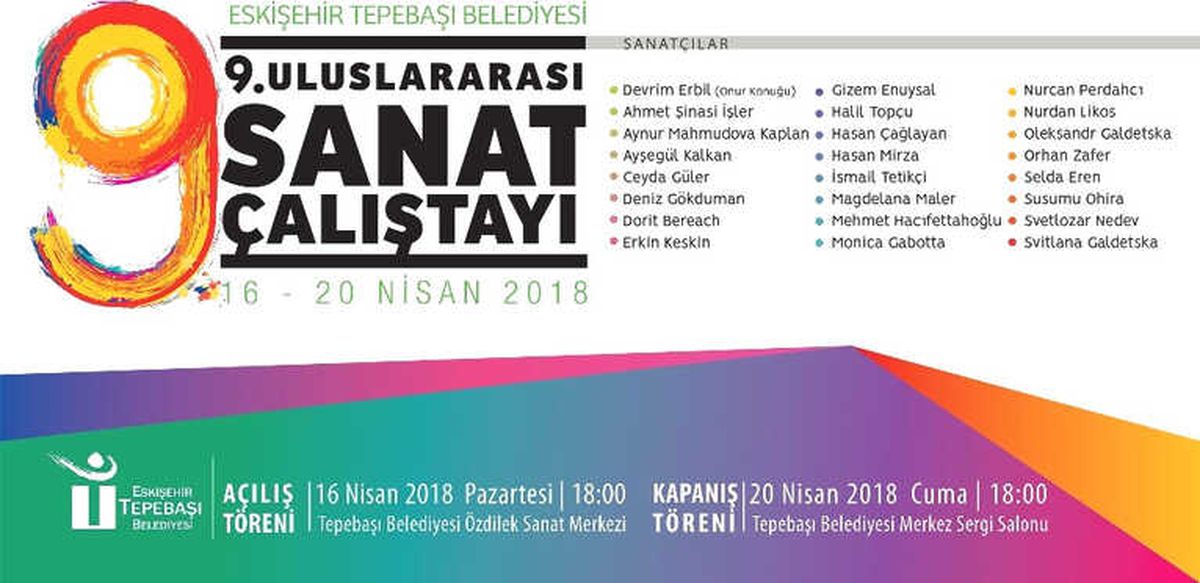9. Uluslararası Sanat Çalıştayı Başlıyor