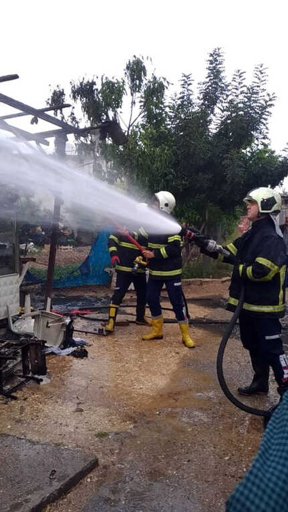 Adana\'da Yangın Çıkan Kebapçı Dükkanı Kül Oldu
