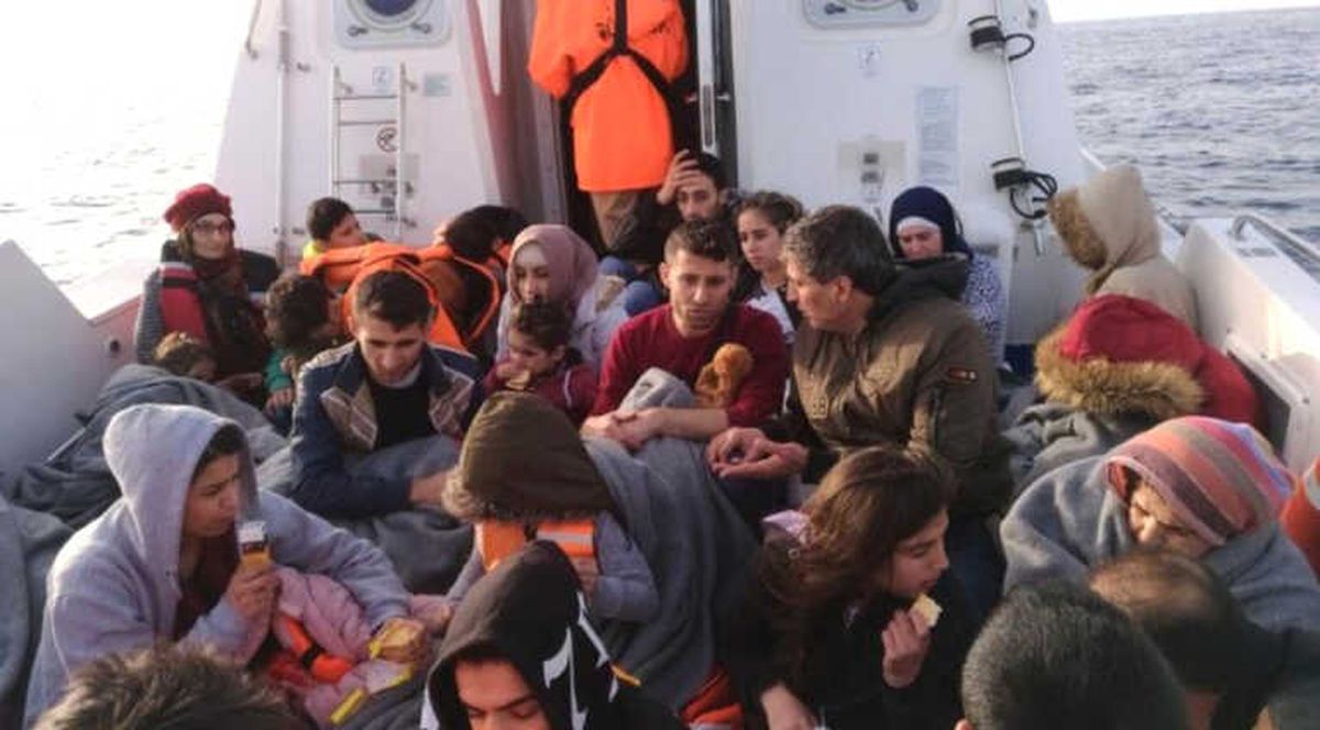 Didim\'de 38 Suriyeli Göçmen Yakalandı