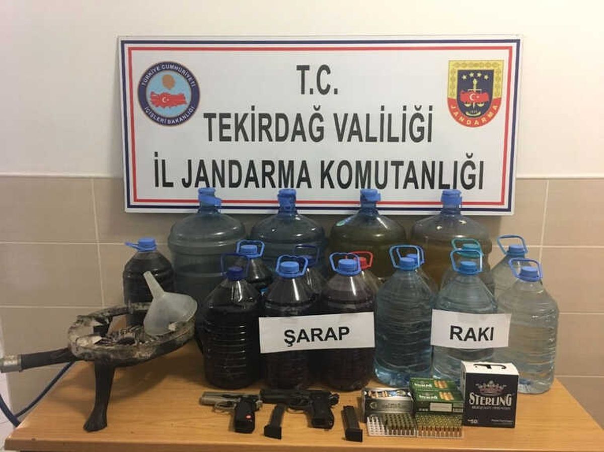 Jandarmadan Kaçak İçki Operasyonu