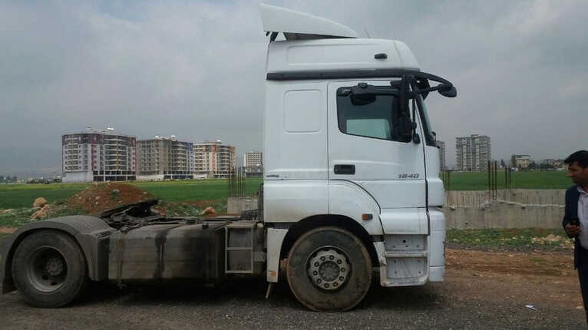 Kızıltepe\'de Çalıntı Çekici Bulundu
