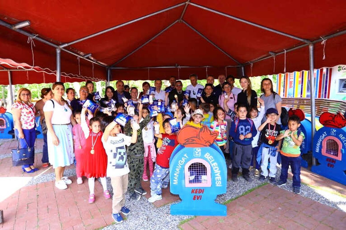 Manavgat\'ta Sokak Kedilerine Ev