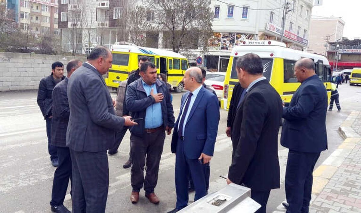 Van\'daki Minibüs Duraklarına Denetim