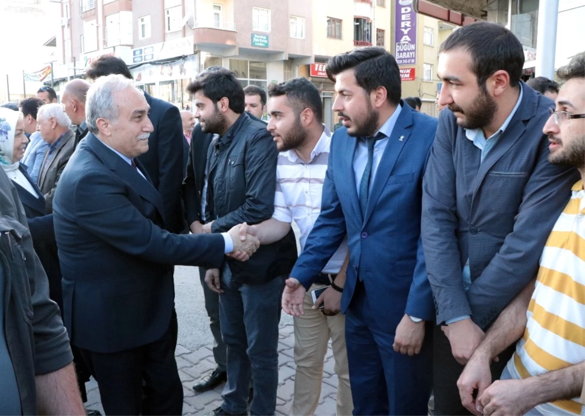 Bakanlar Fakıbaba ve Tüfenkci\'den AK Parti İl Başkanlığına Ziyaret