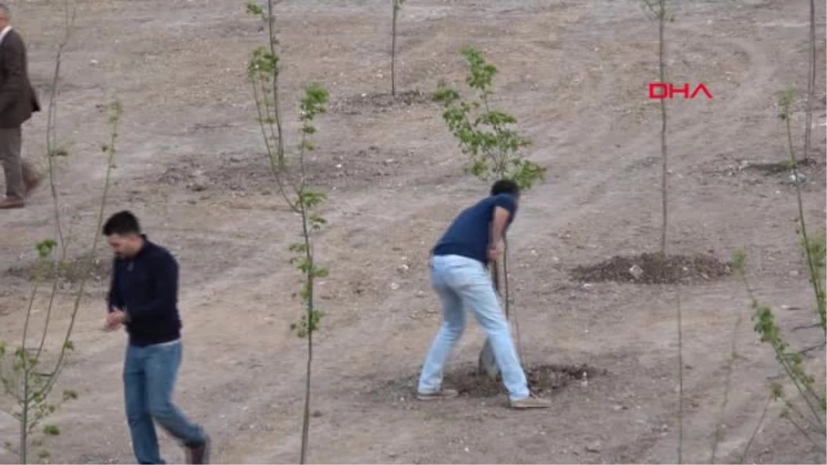 Eskişehir\'de, Afrin Şehitleri Anısına 52 Fidan Dikildi