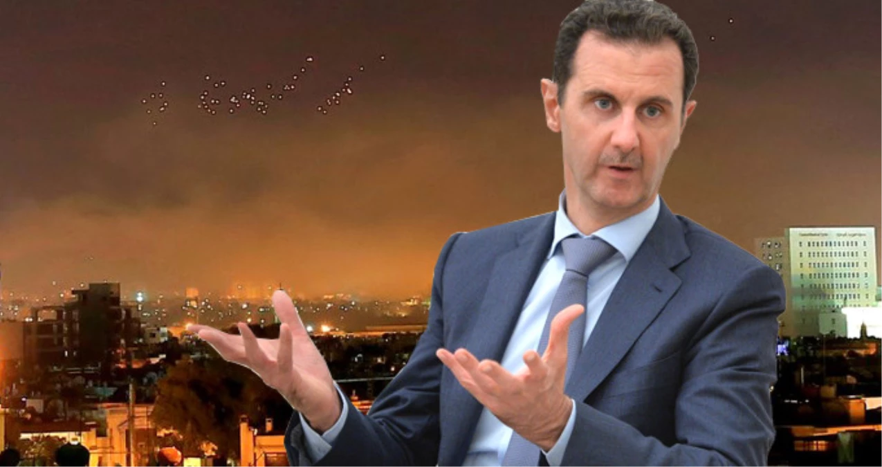 Operasyonun Ardından Esad\'dan İlk Açıklama: Batı, Kontrolü Kaybettiği için Saldırdı