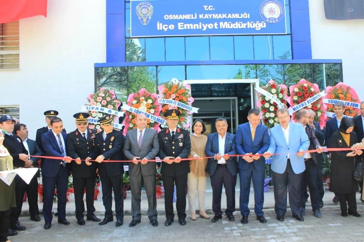 Osmaneli İlçe Emniyet Müdürlüğü Yeni Binası Törenle Hizmete Girdi