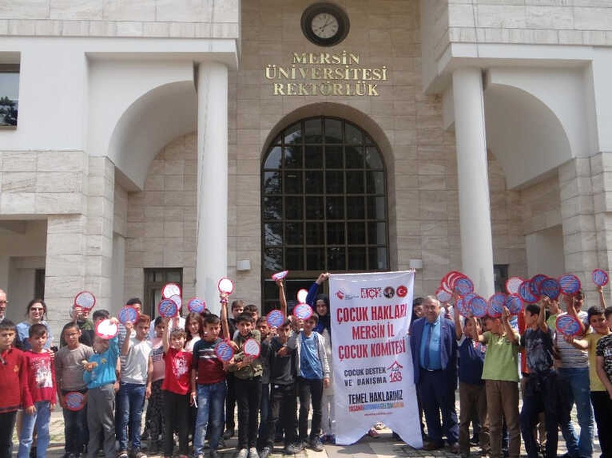 Risk Altındaki Çocuklar Mersin Üniversitesi\'ni Gezdi