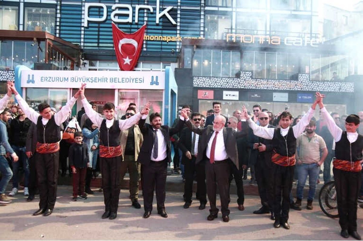 Saadet Partisi Genel Başkanı Karamollaoğlu Erzurum\'da