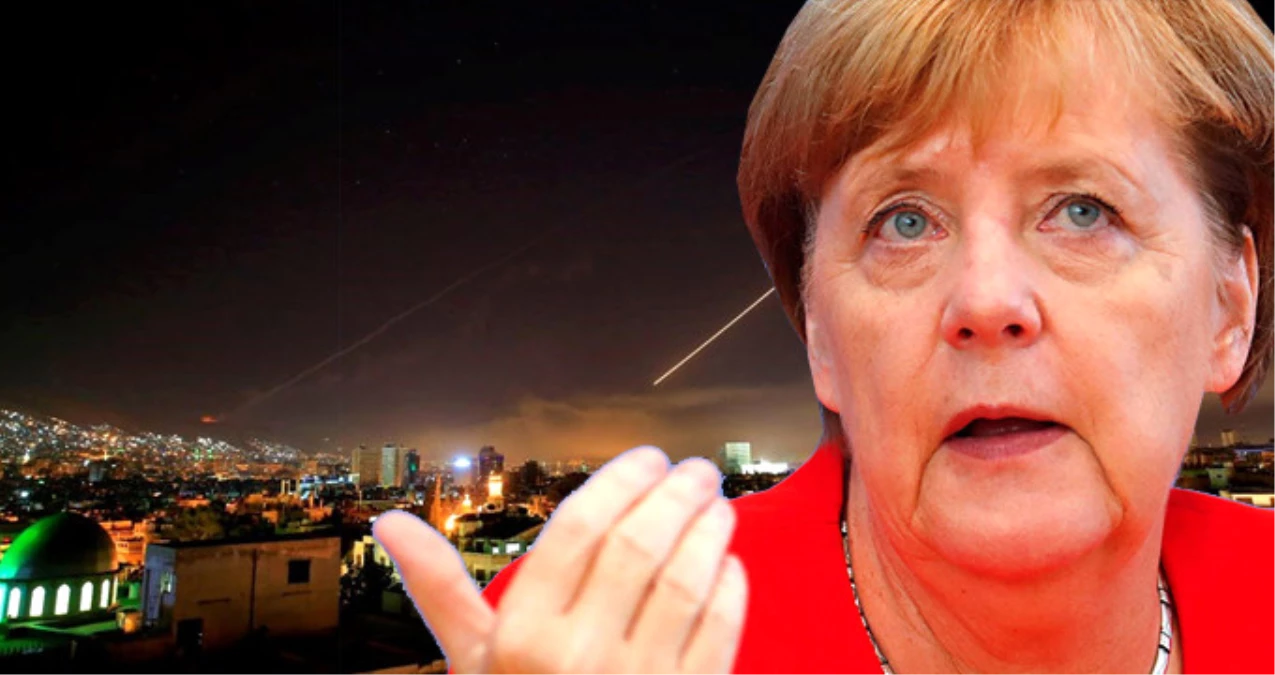 "Suriye\'yi Vurmayacağız" Diyen Merkel, ABD\'nin Operasyonuna Destek Verdi