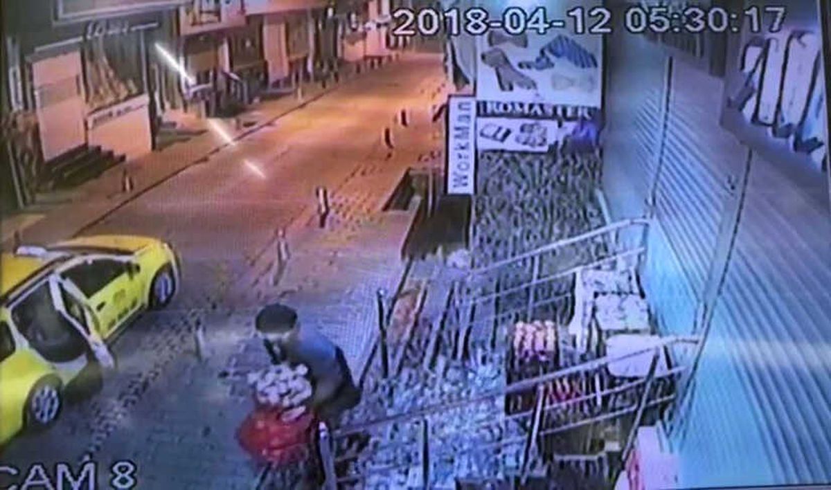 Ticari Taksi ile Patates Çuvalını Böyle Çaldı