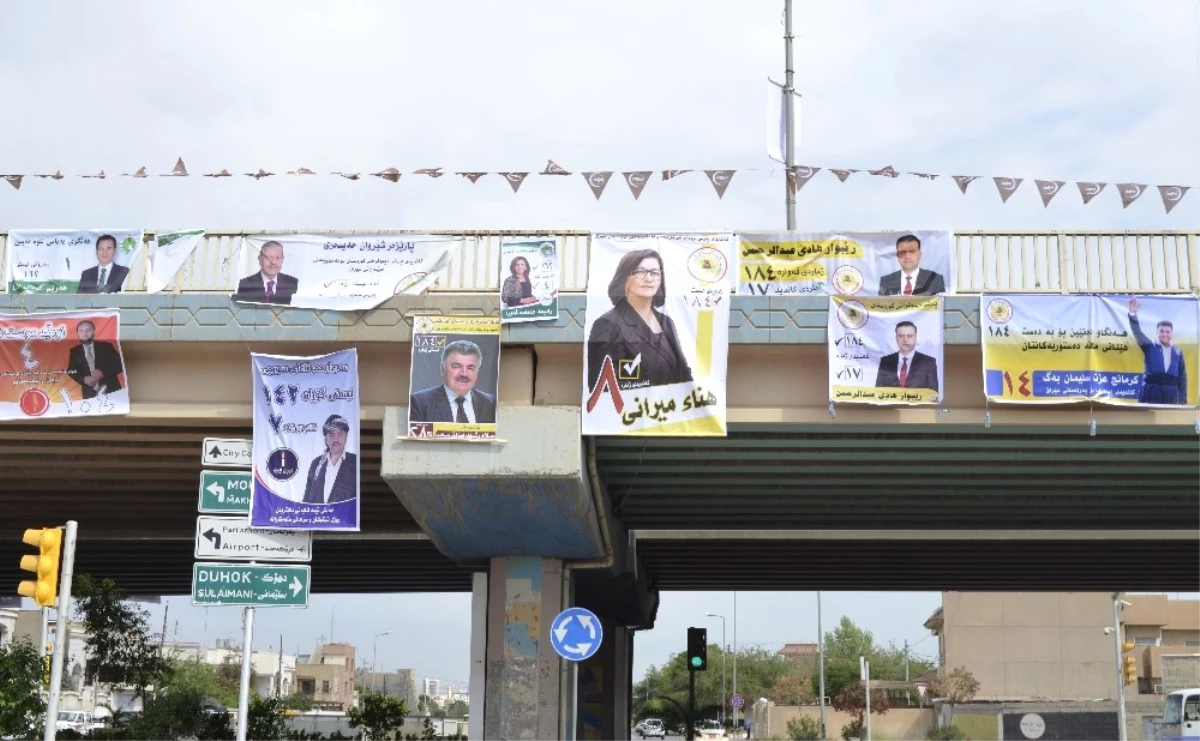 Bağdat\'tan Bir Gün Sonra Ikby\'de Seçim Kampanyası Başladı