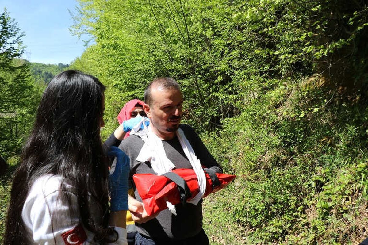 Şelale Gezintisi Kazayla Bitti