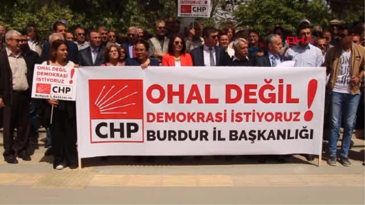 Burdur\'da CHP\'den Oturma Eylemi